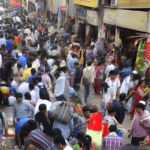 Delhi Sadar Bazaar crowd