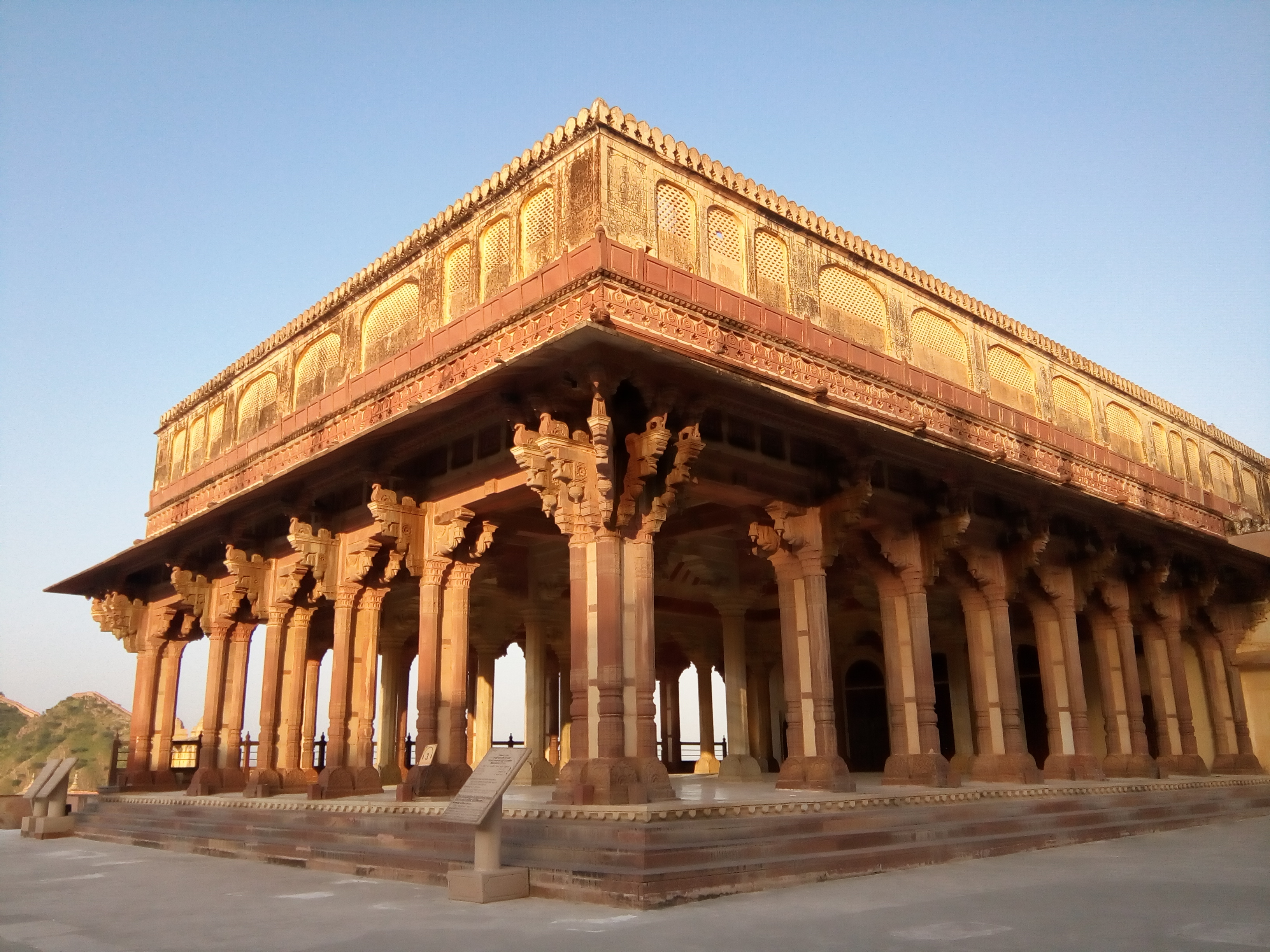 The Diwan-i-Am (Hall of Public Audience) in Amer fort Jaipur