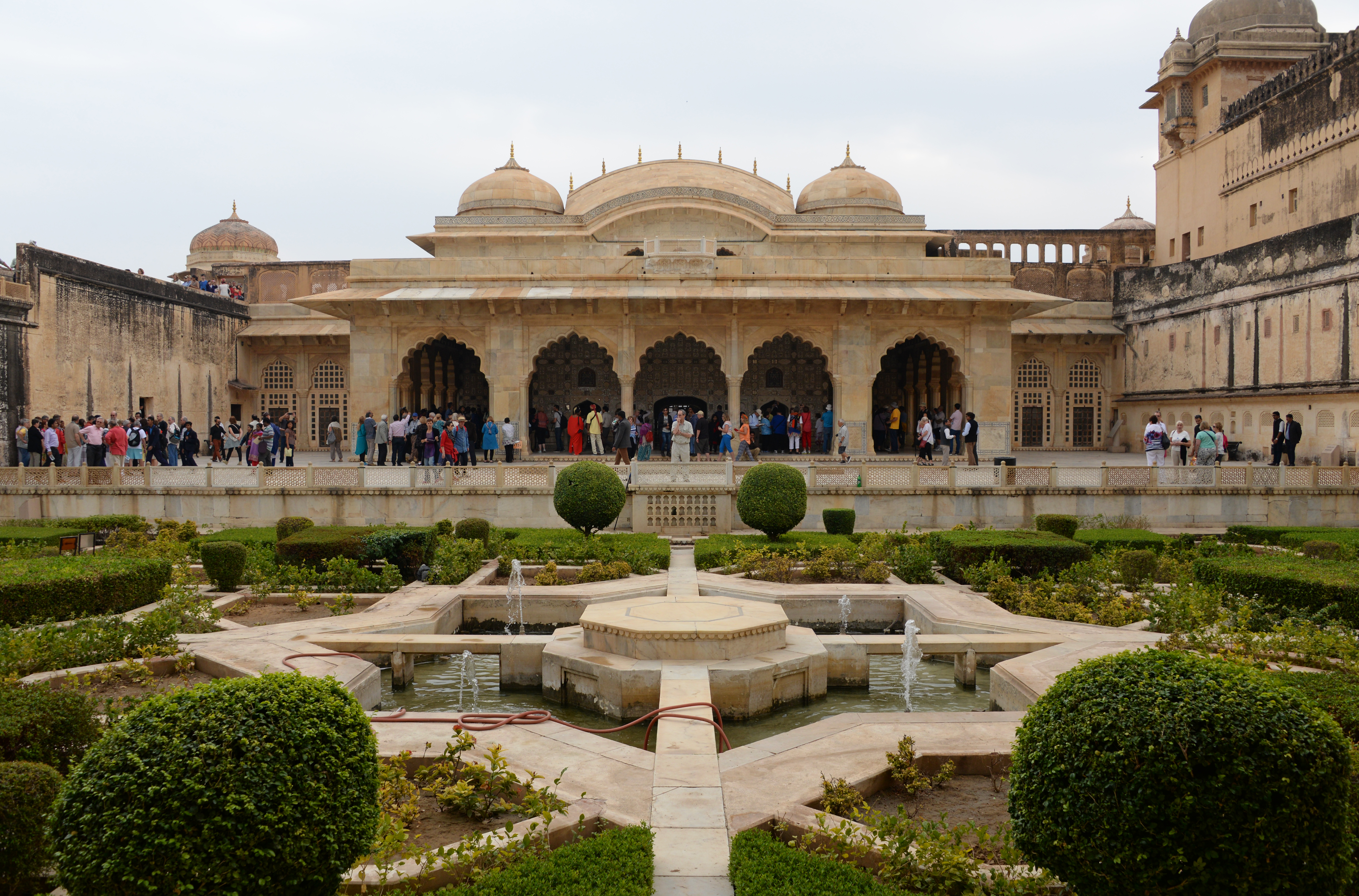 The Diwan-i-Khas (Hall of Private Audience) in Amer fort Jaipur