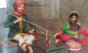 dolls from Rajasthan in Dolls Museum Jaipur