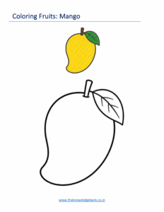 fruits coloring pages