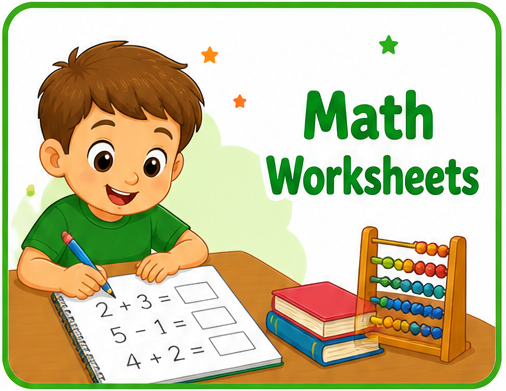 Free printable Math kindergarten worksheets PDF