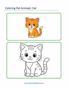 pet animals coloring worksheets
